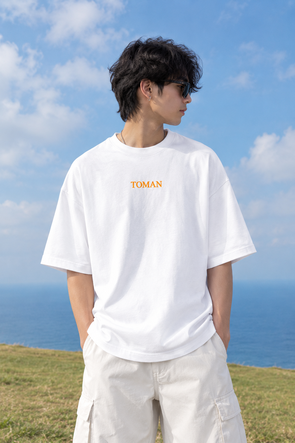 INFERNO EYE OVERSIZED WHITE T-SHIRT | GRAPHIC STREETWEAR TEE