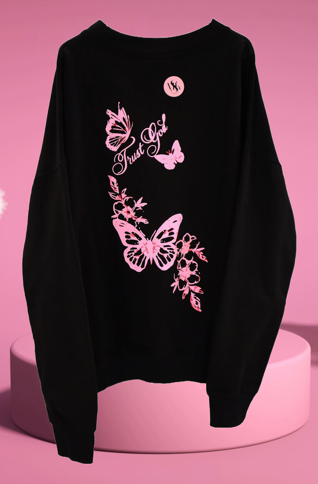 TRUST GOD BLACK SWEATSHIRT