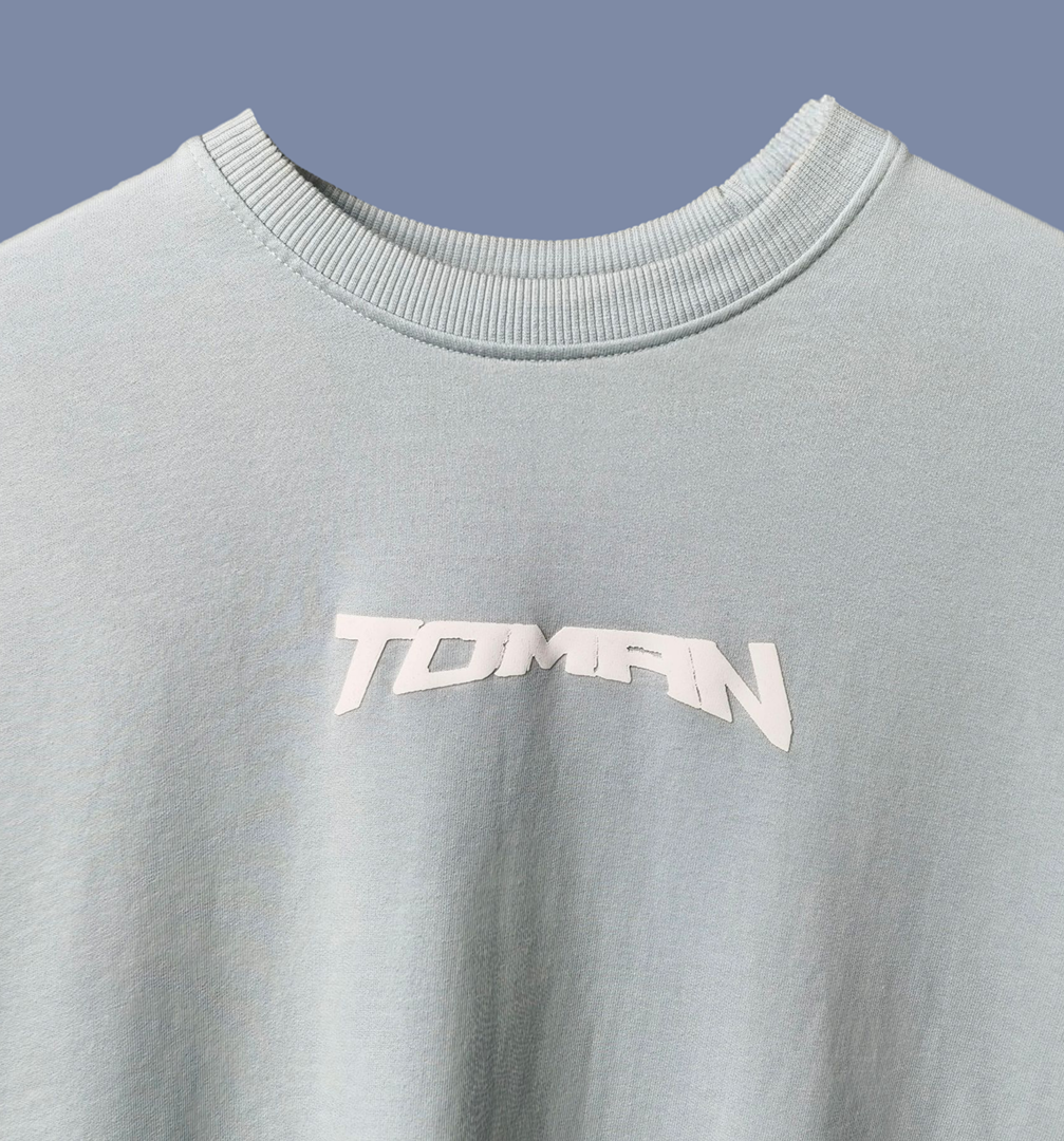 DRAGON ASCENSION OVERSIZED BLUE T-SHIRT | DRAGON GRAPHIC STREETWEAR