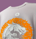 DRAGON ASCENSION OVERSIZED LAVENDER T-SHIRT | DRAGON GRAPHIC STREETWEAR