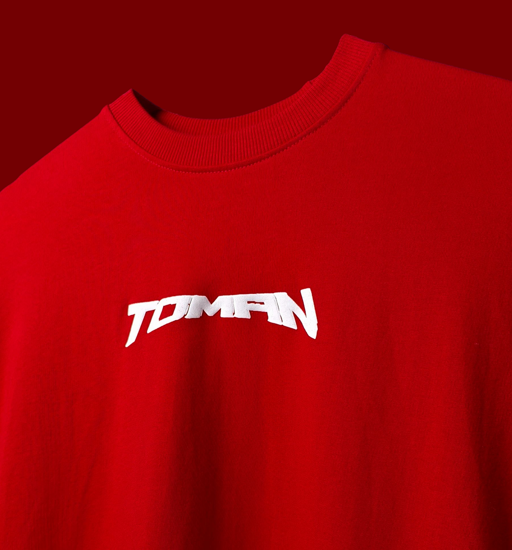 DRAGON ASCENSION OVERSIZED RED T-SHIRT | DRAGON GRAPHIC STREETWEAR
