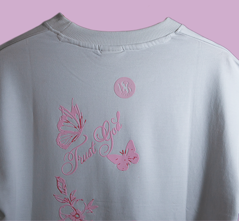 TRUST GOD BASIC WHITE T-SHIRT