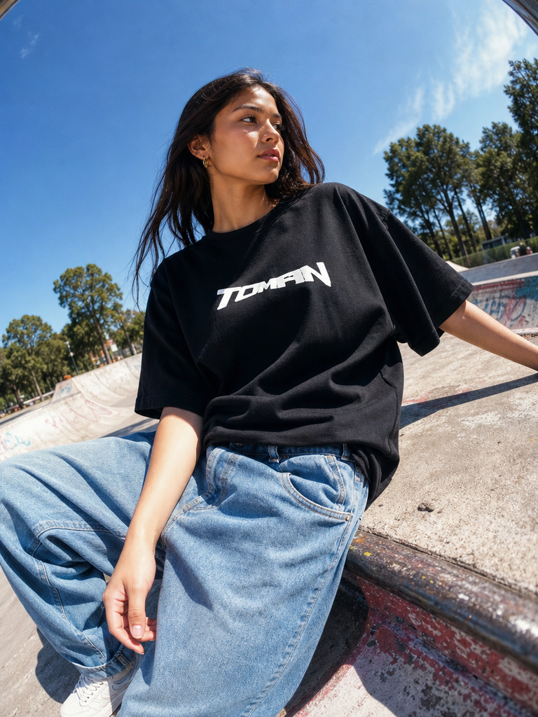 DRAGON ASCENSION OVERSIZED BLACK T-SHIRT | DRAGON GRAPHIC STREETWEAR