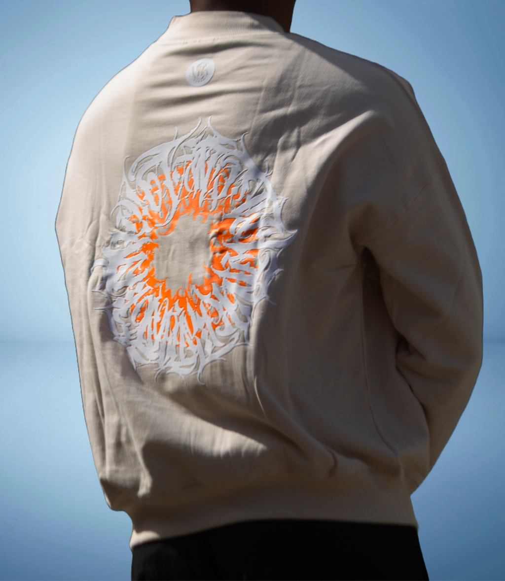 THE INNER SOUL BASIC BEIGE SWEATSHIRT