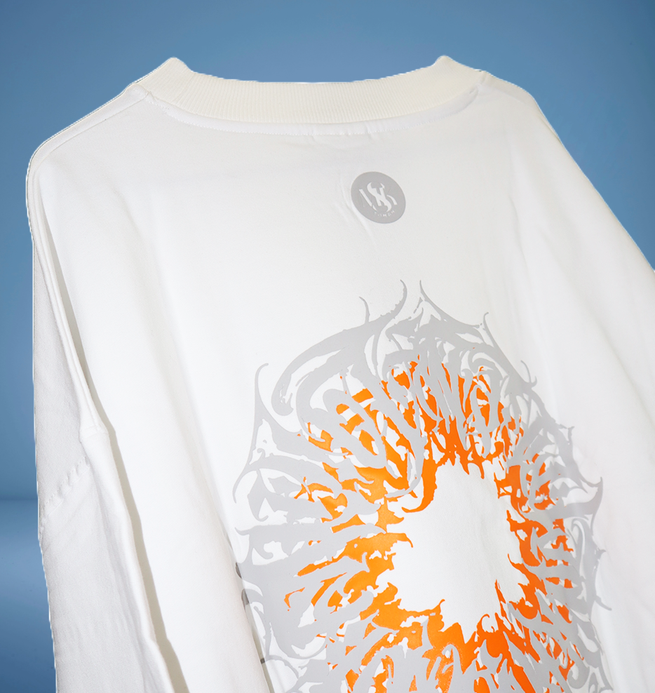 THE INNER SOUL BASIC WHITE SWEATSHIRT