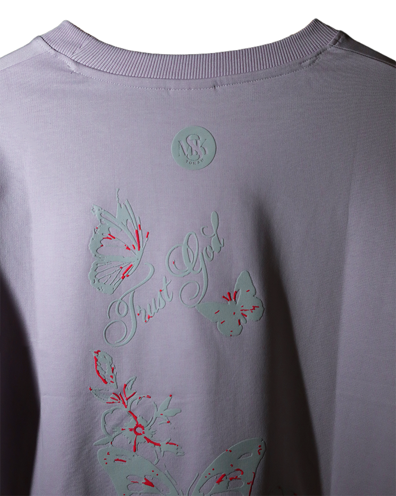 TRUST GOD LAVENDER T-SHIRT