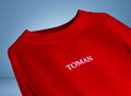 BLOODED SKULL BASIC RED SWEATSHIRT
